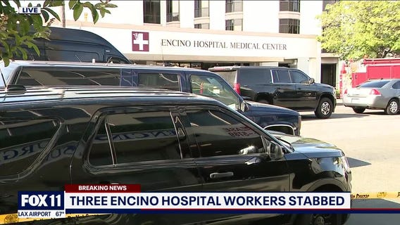 Encino Hospital Stabbing: 3 medical center workers in critical condition, building on lockdown