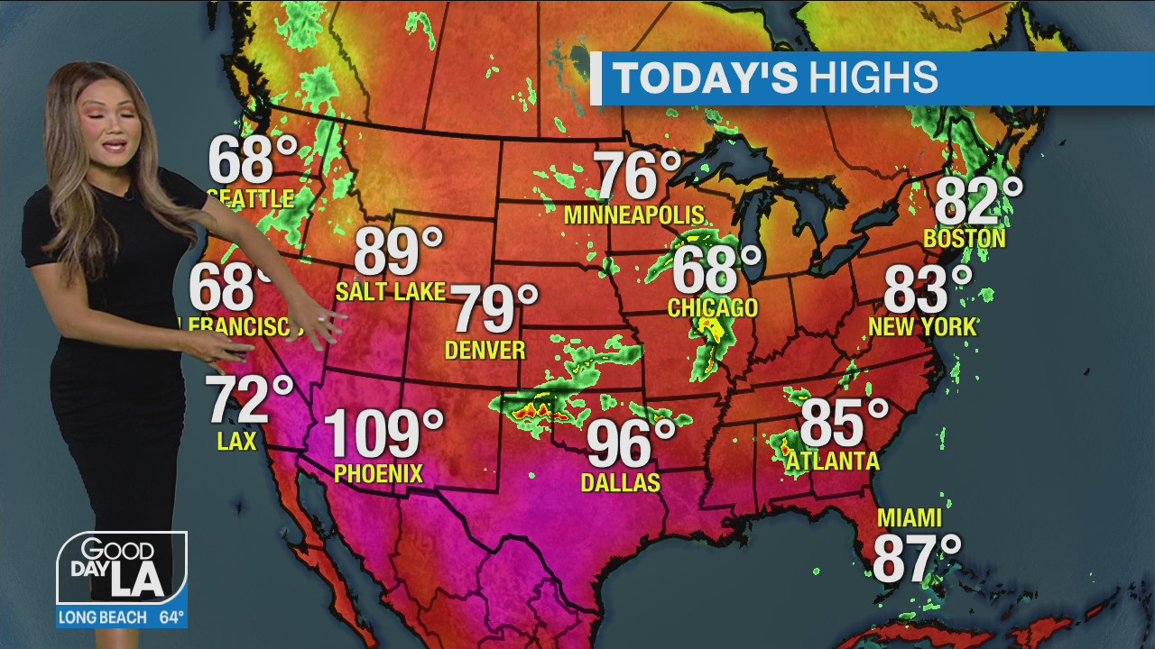 Weather Forecast for Wednesday, June 8
