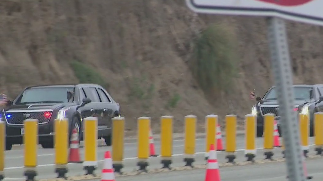 President Biden's visit causes traffic nightmare on Pacific Coast Highway