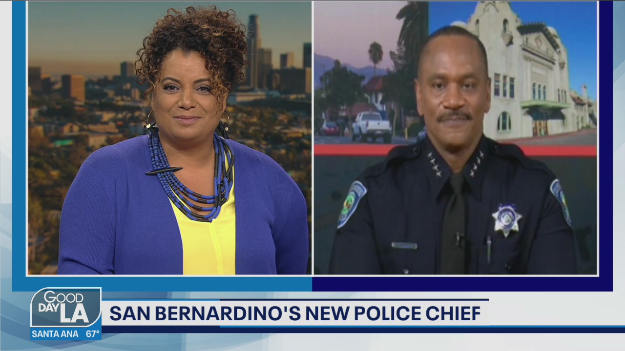 San Bernardino Police Chief, Darren Goodman