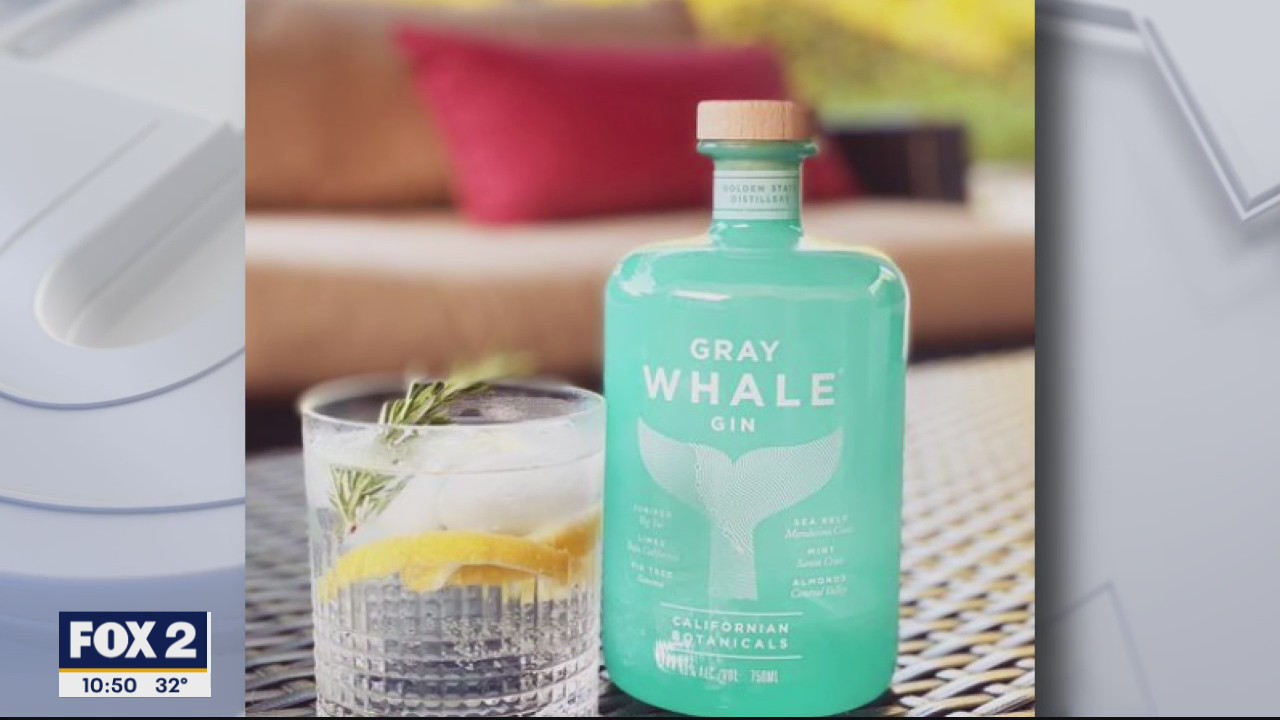 Making cocktails with Gray Whale Gin