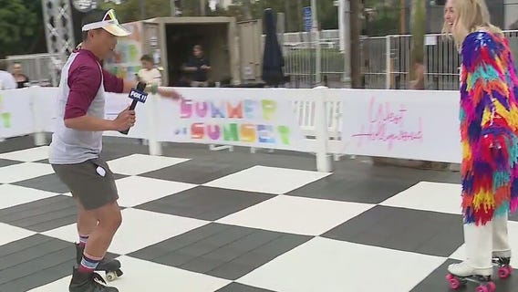 Summer on Sunset roller rink