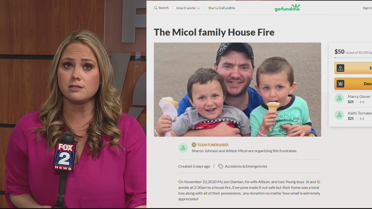 New GoFundMe set up for family who lost home in fire and had donations ...