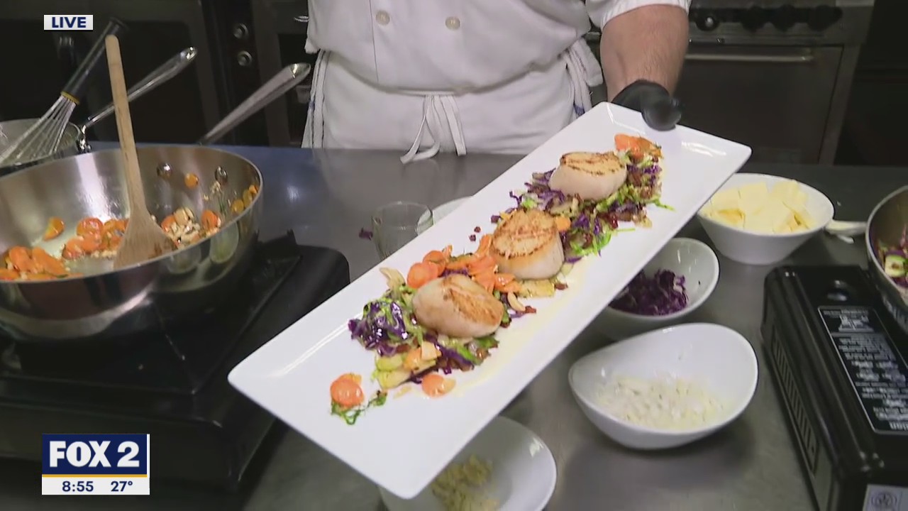 Andiamo's Chef Jim Opat cooks up winter sea scallops