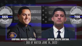 Remembering El Monte police officers: Emotional tributes continue to take place in honor of 2 slain cops