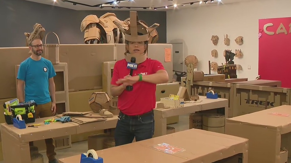 Cardboard City Museum opens in Santa Monica