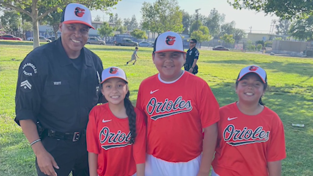 As MLB All-Star Game nears, LAPD officer turns to baseball to unite community