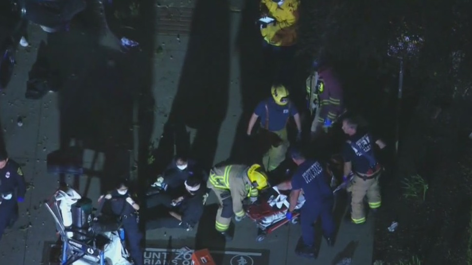 4 injured in pursuit crash on UCLA campus