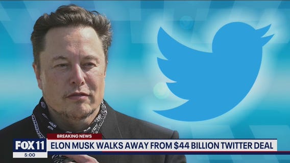 Elon Musk backs out of $44B Twitter deal
