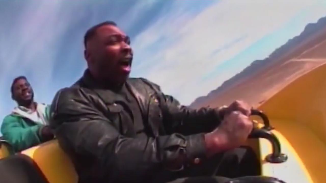 Tony McEwing loves rollercoasters