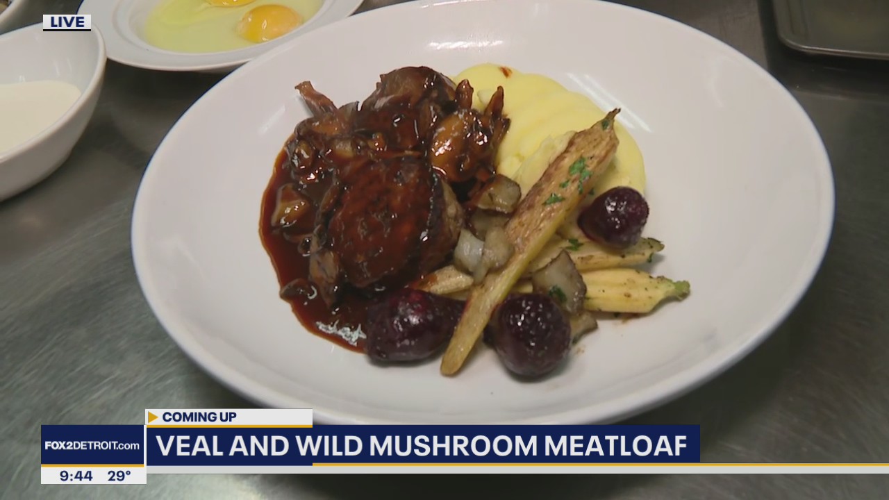 Andiamo's Veal and Wild Mushroom Meatloaf