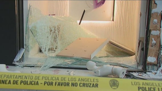 Burglars use van to smash into Chanel store in Beverly Grove