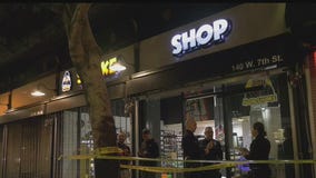 4 wounded in downtown LA shooting