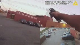 Body cam video released of armed man getting shot, killed by San Bernardino cop