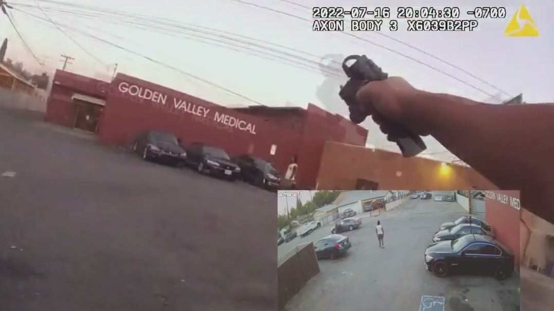 Body cam video released of armed man getting shot, killed by San Bernardino cop