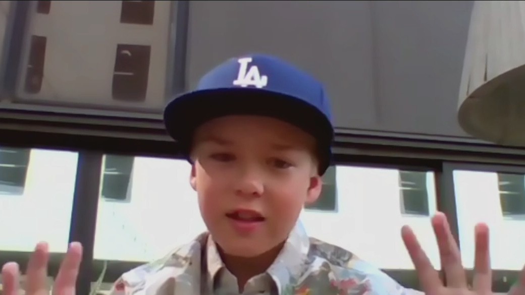 10-year-old Blake Grice fufills grandfather's dream of meeting Clayton Kershaw