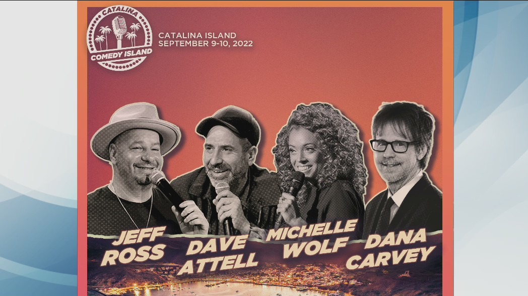 Comedian Jeff Ross at Catalina Comedy Island