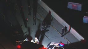 Authorities searching for hit-and-run driver that left motorcycle officer hurt