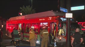 3 injured after hit-and-run crash involving Metro bus