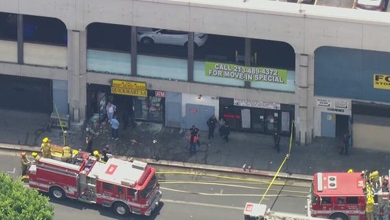 Arson investigation underway in downtown Los Angeles