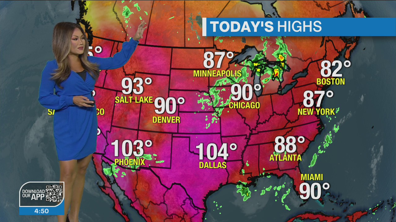Weather Forecast for Wednesday, Aug. 3