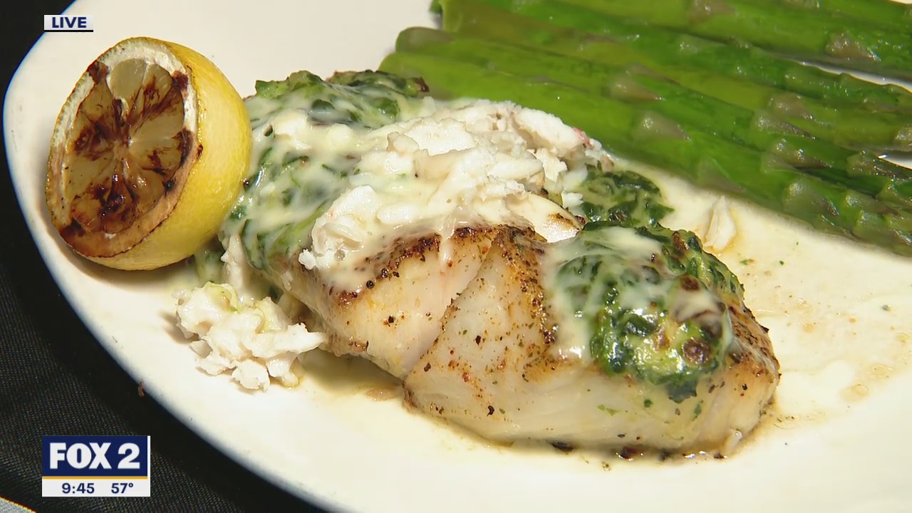 Bonefish Grill shows us how to make butterfish rockefeller