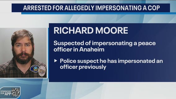 Man arrested for allegedly impersonating cop