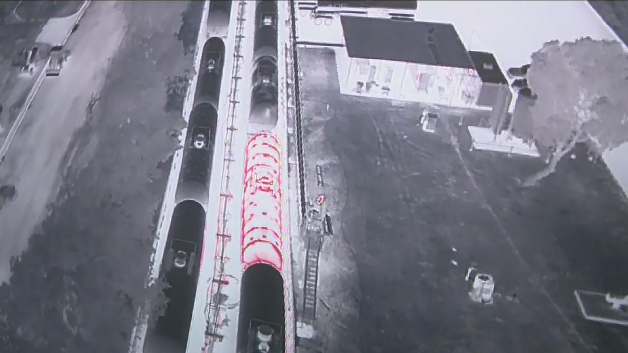 VIDEO: Rail car leak prompts evacuations in Perris