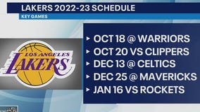 NBA schedule: Key dates for the Lakers in the 2022-23 season
