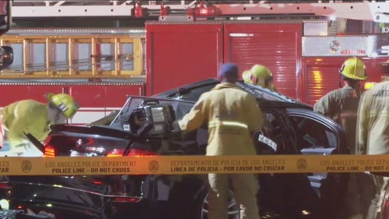 2 killed, 1 injured after speeding drive runs red light in South Los Angeles: LAPD