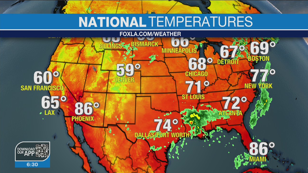 Weather Forecast for Tuesday, Aug. 23