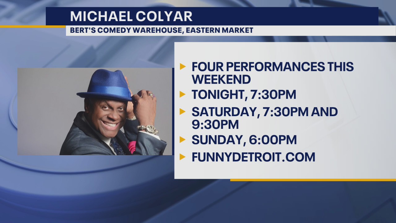 Funny guy Michael Colyar is back in Detroit to make you laugh