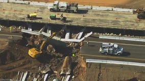 Desert flooding damages Los Angeles to Phoenix highway