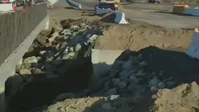 Repair work continues after desert flooding washes out 10 Freeway