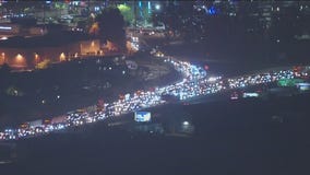 Fuel spill, fire snarls traffic on 710 Freeway