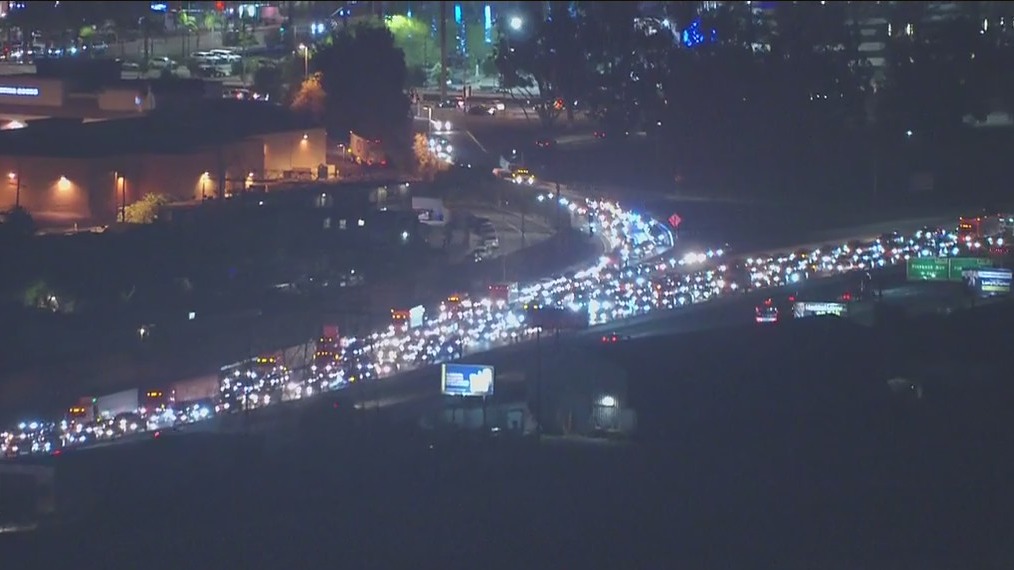 Fuel spill, fire snarls traffic on 710 Freeway
