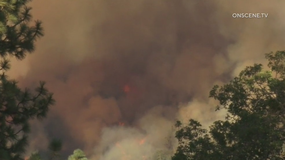 Wildfire evacuations near Big Bear