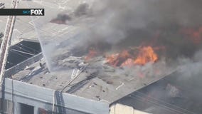 Four firefighters hurt in Boyle Heights fire