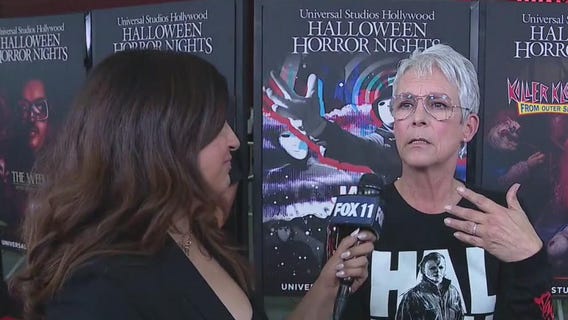 Jamie Lee Curtis discusses her iconic role at Halloween Horror Nights