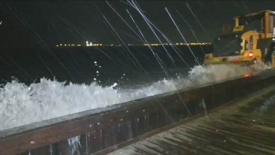 Long Beach shore warning