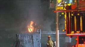 Pursuit crash: Driver slams into Pacoima building