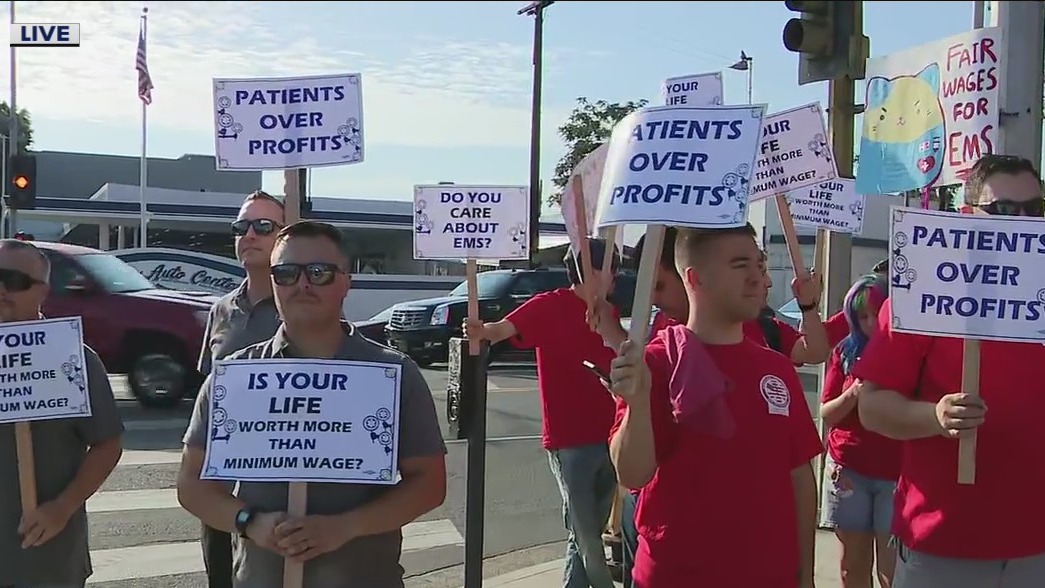 Frontline workers march for better wages
