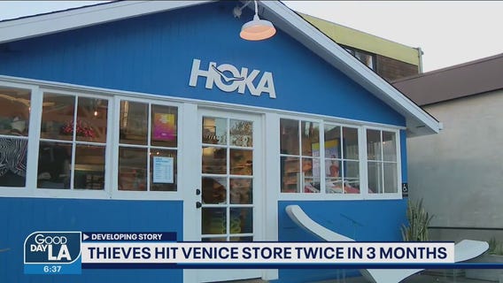 Thieves hit Venice Hoka store again