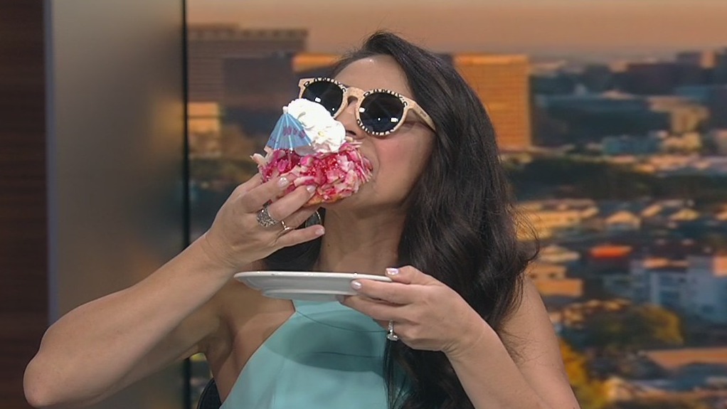 GDLA tries the new pina colada donut