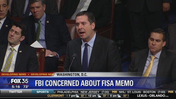 FBI concerned over released of congressional memo