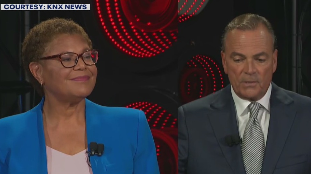 LA mayoral race: Karen Bass, Rick Caruso discuss major issues in another round of debate