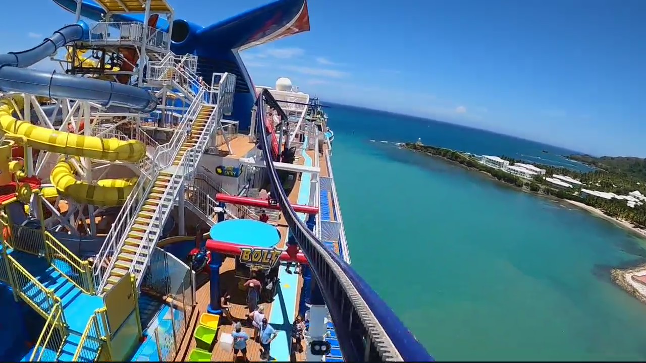 Roller coaster on a cruise ship; Would you take a ride?