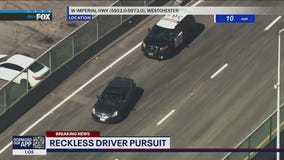 Pursuit suspect evades officers near LAX