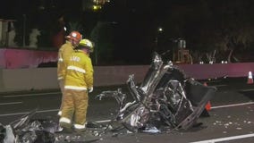 1 killed, 2 injured in crash on NB 101 Freeway in Woodland Hills