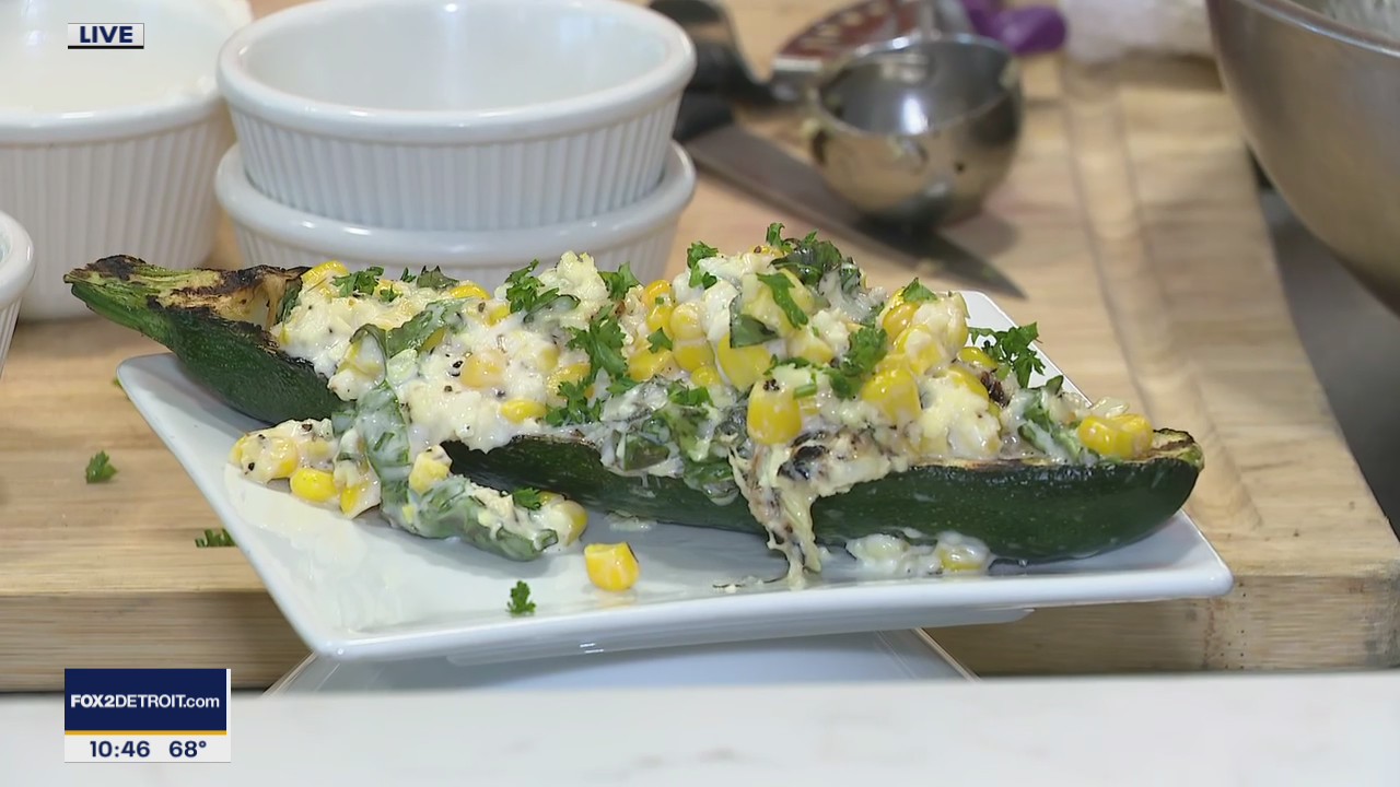 Meatless Monday: Grilled Zucchini Boats